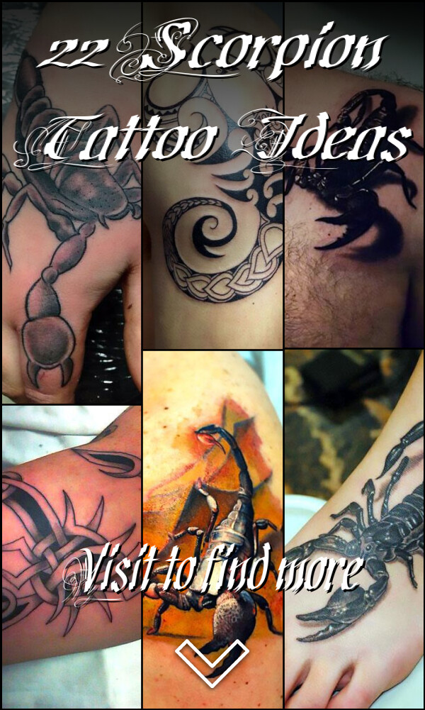 22 Scorpion Tattoo Ideas