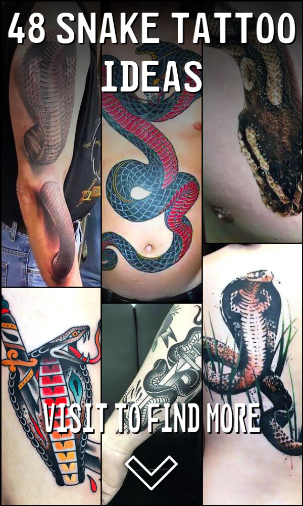 48 Snake Tattoo Ideas