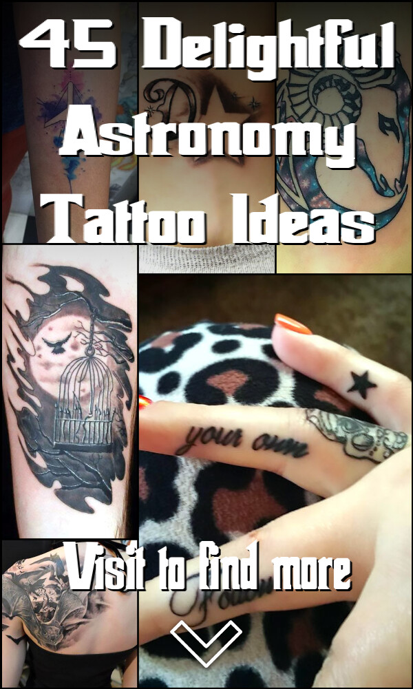 45 Delightful Astronomy Tattoo Ideas