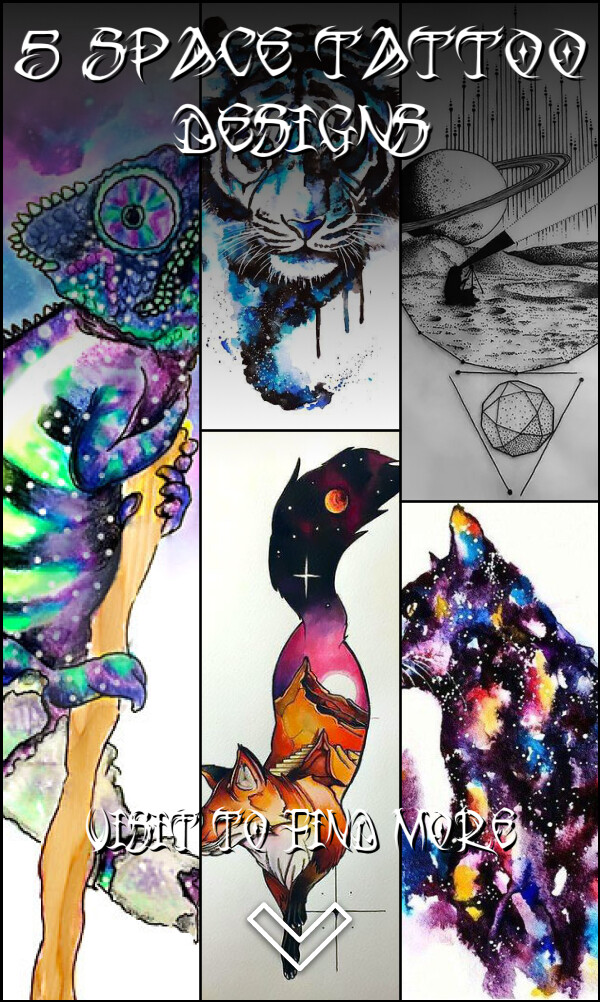5 Space Tattoo Designs