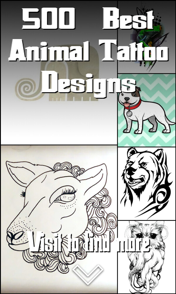 500+ Best Animal Tattoo Designs