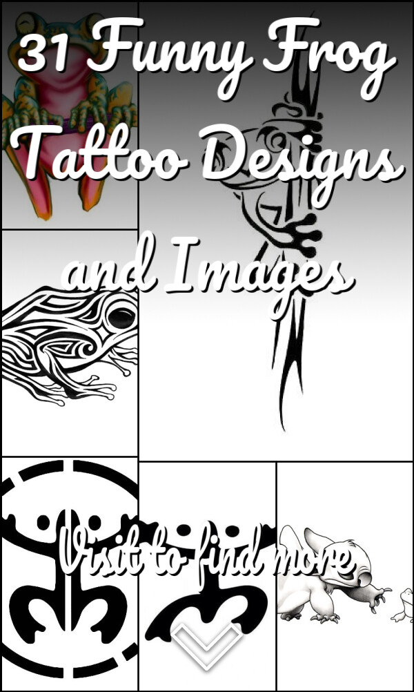 31 Funny Frog Tattoo Designs and Images