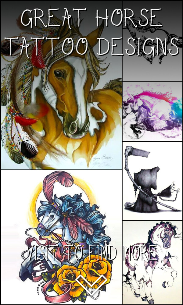 39 Great Horse tattoo designs