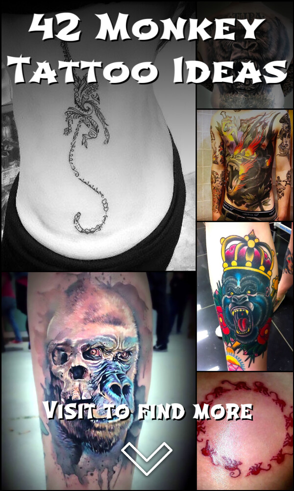 42 Monkey Tattoo Ideas