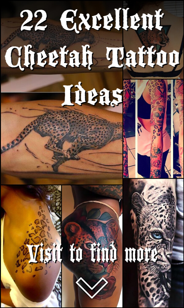 22 Excellent Cheetah Tattoo Ideas