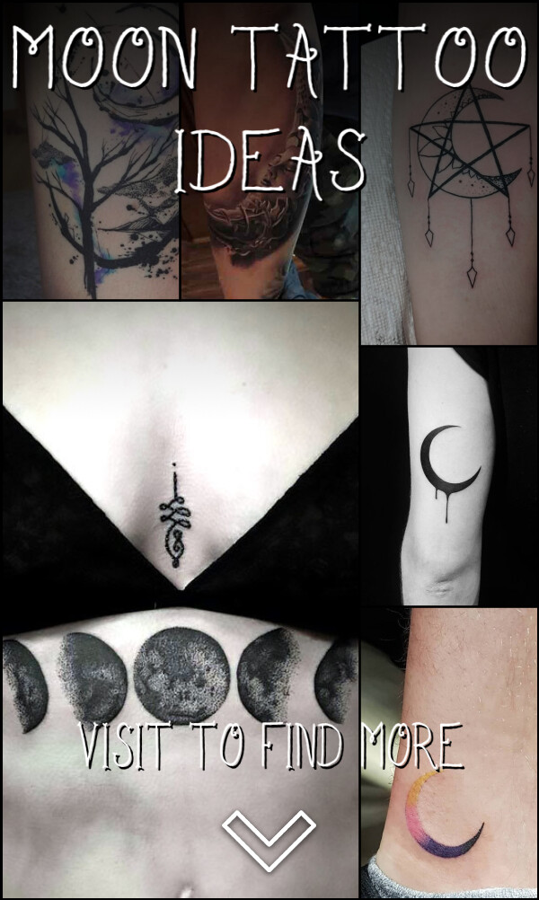 33 Moon Tattoo Ideas