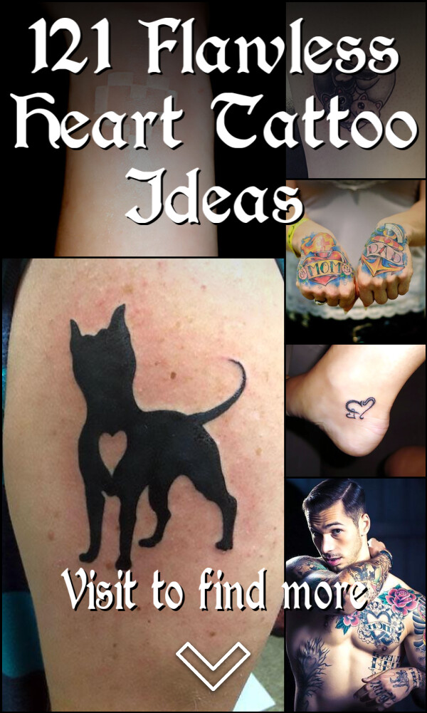 121 Flawless Heart Tattoo Ideas 