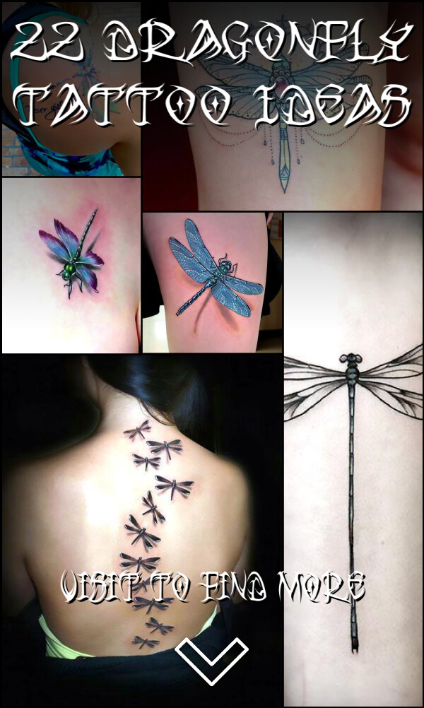22 Dragonfly Tattoo Ideas
