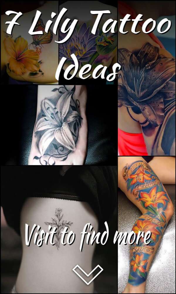 7 Lily Tattoo Ideas