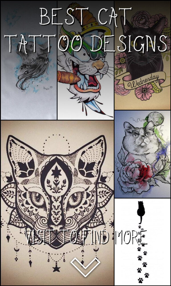 46 Best Cat Tattoo Designs