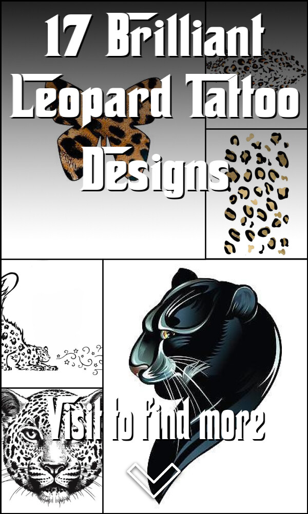 17 Brilliant Leopard Tattoo Designs