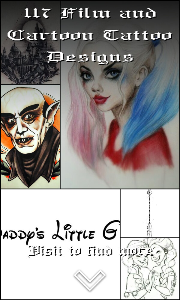 117 Film and Cartoon Tattoo Designs