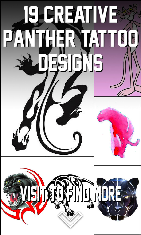 19 Creative Panther Tattoo Designs