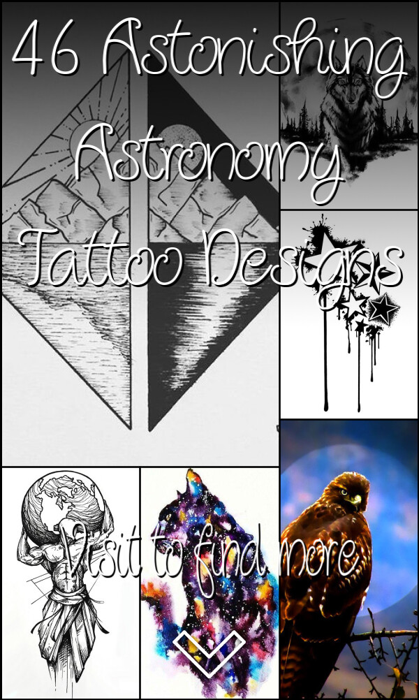 46 Astonishing Astronomy Tattoo Designs