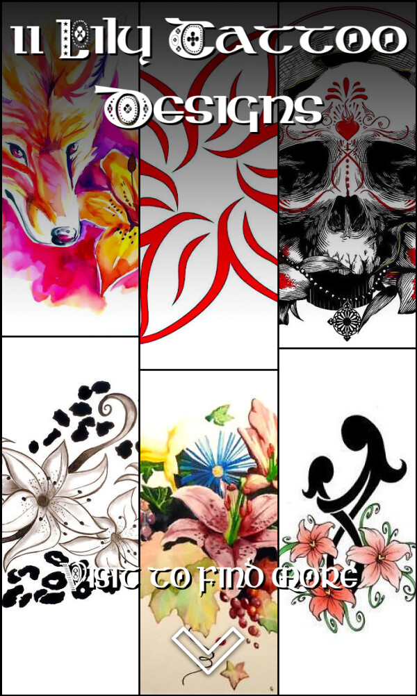 11 Lily Tattoo Designs