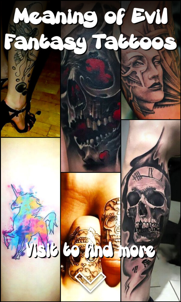 Meaning of Evil Fantasy Tattoos