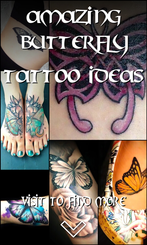 Amazing Butterfly Tattoo Ideas