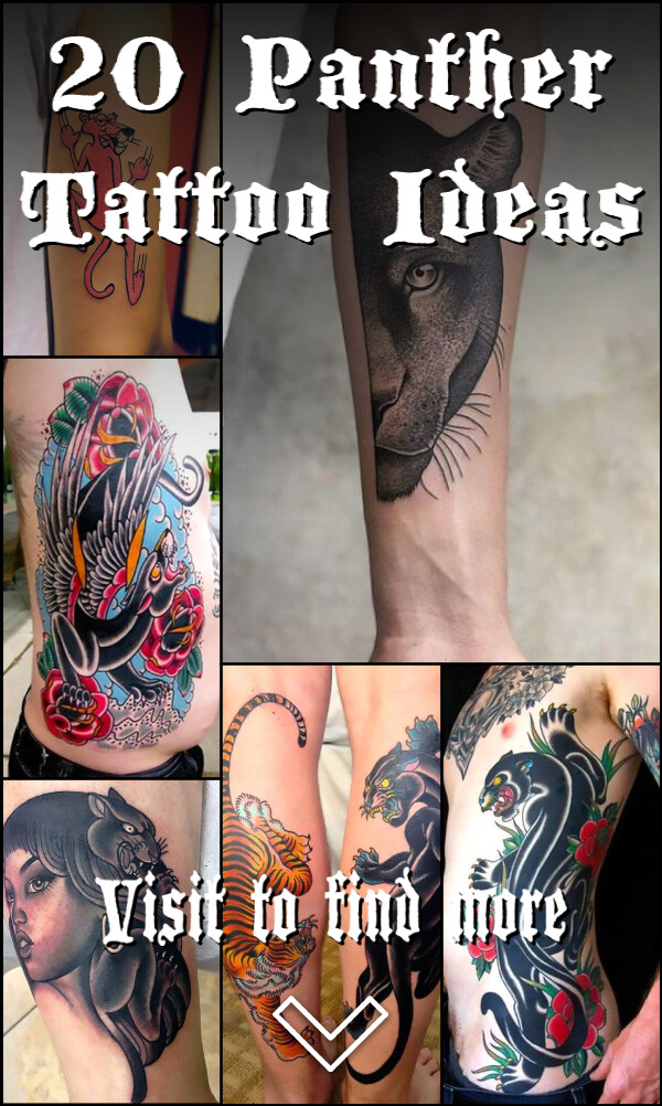 20 Panther Tattoo Ideas