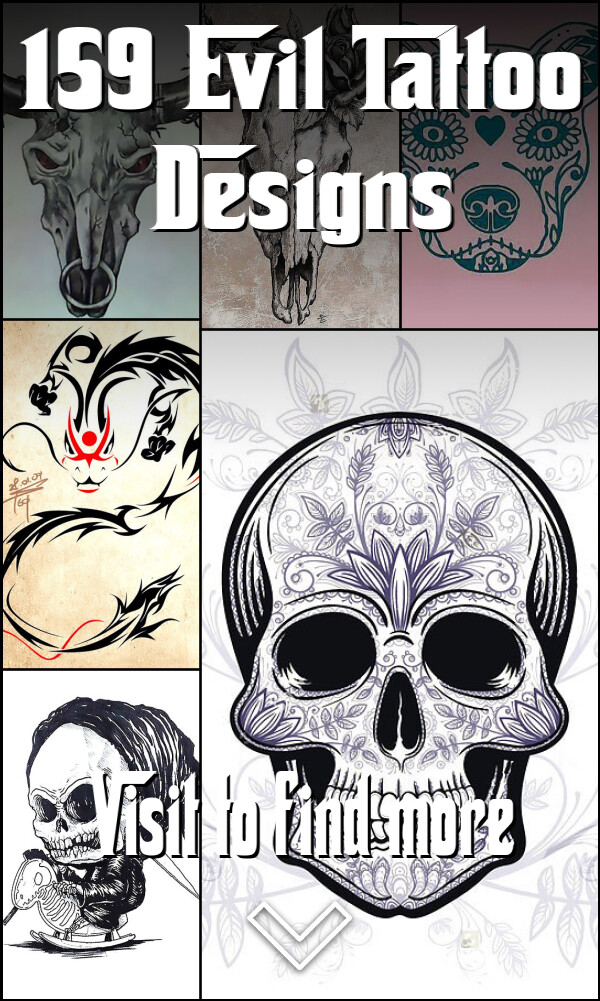159 Evil Tattoo Designs