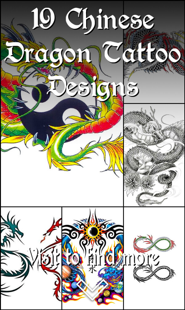 19 Chinese Dragon Tattoo Designs