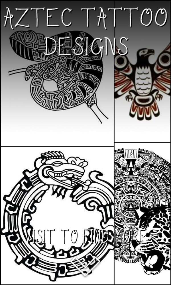 4 Aztec Tattoo Designs