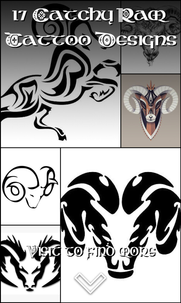 17 Catchy Ram Tattoo Designs