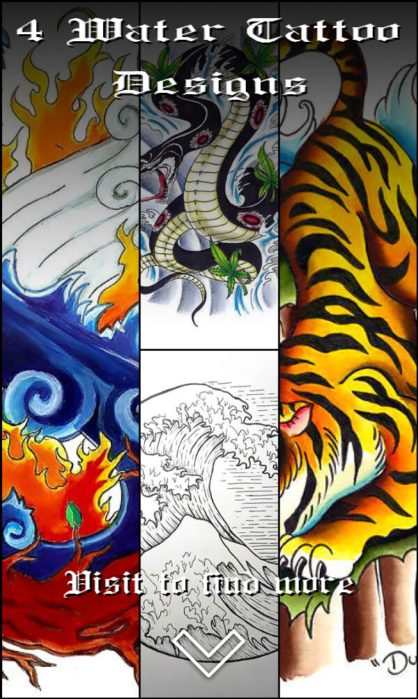 4 Water Tattoo Designs
