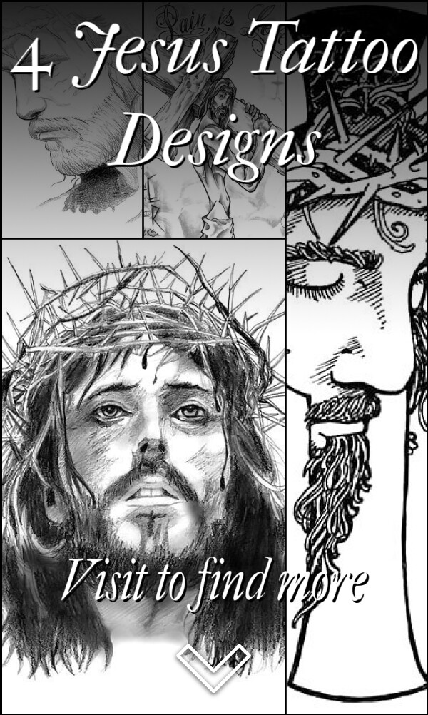 4 Jesus Tattoo Designs