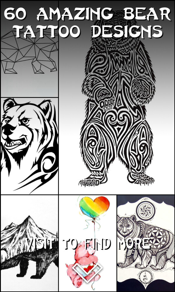 60 Amazing Bear Tattoo Designs