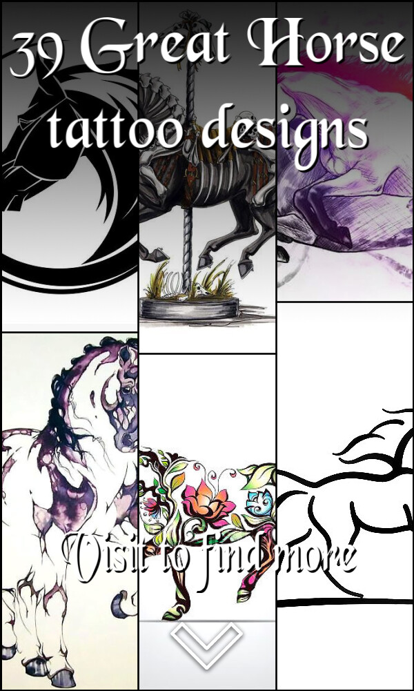 39 Great Horse tattoo designs