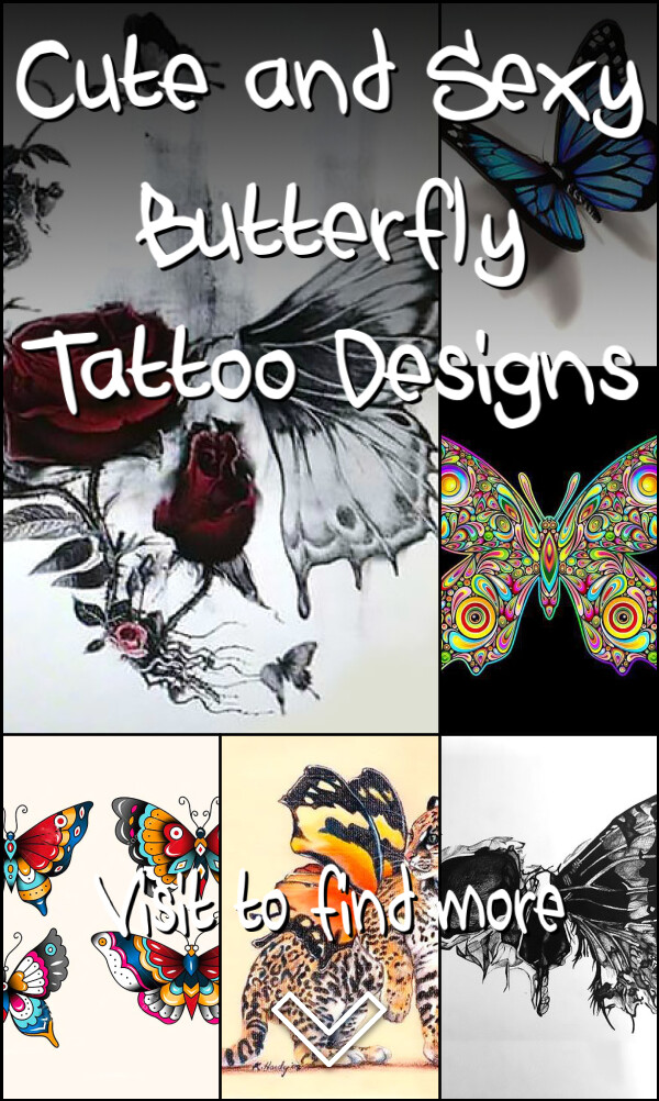 Cute and Sexy Butterfly Tattoo Designs