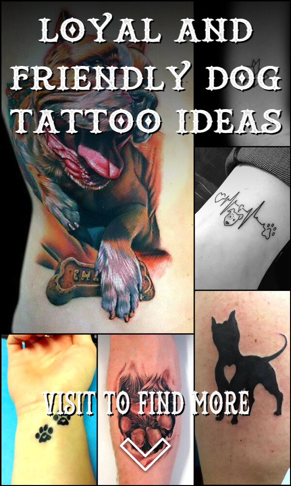 71 Loyal and Friendly Dog Tattoo Ideas