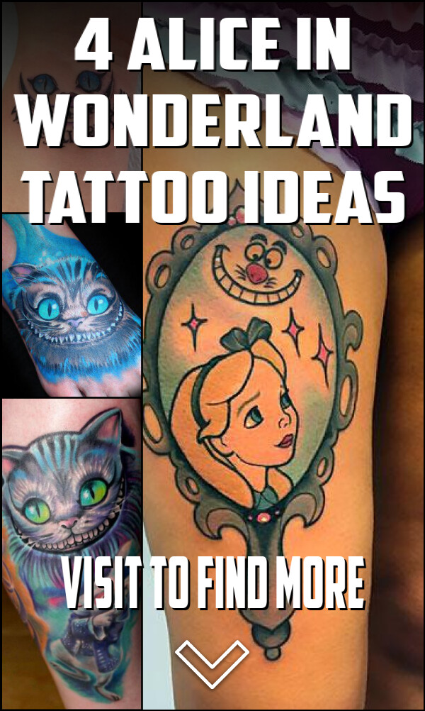 4 Alice in Wonderland Tattoo Ideas