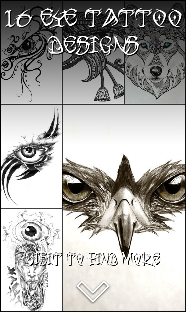 16 Eye Tattoo Designs