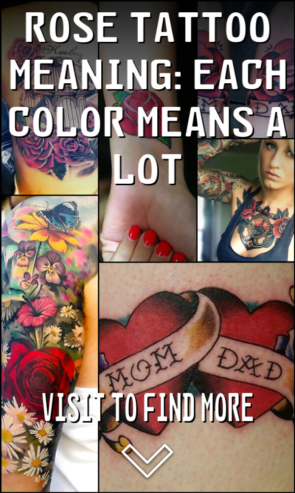 Rose Tattoo Meaning: Each Color Means a Lot
