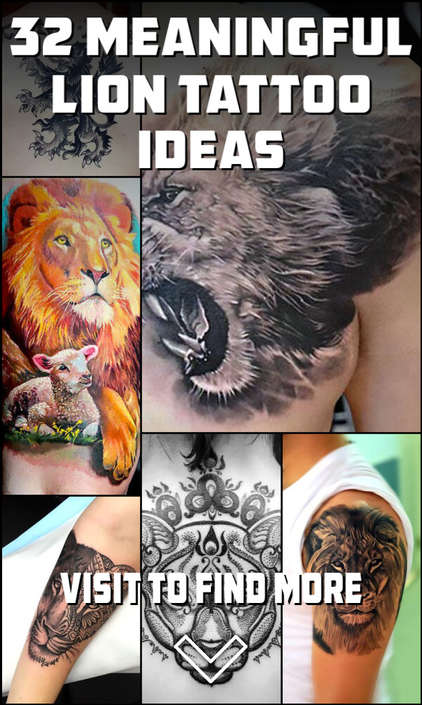 32 Meaningful Lion Tattoo Ideas