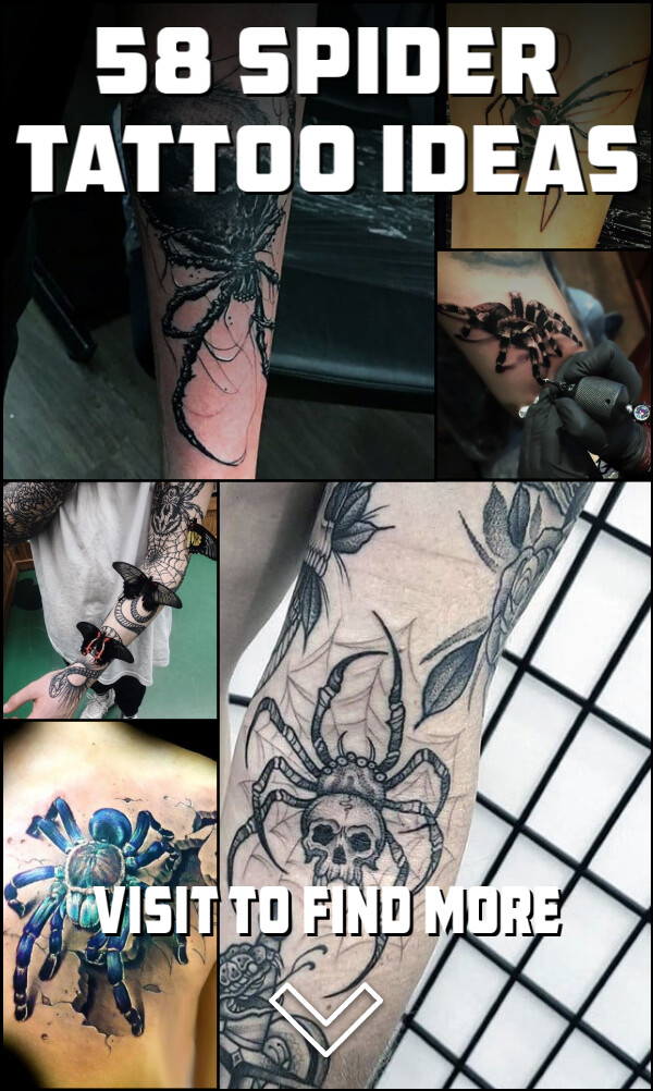 58 Spider Tattoo Ideas