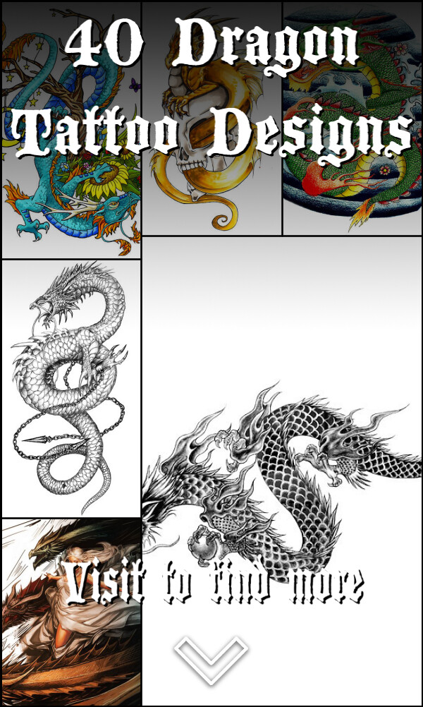 40 Dragon Tattoo Designs