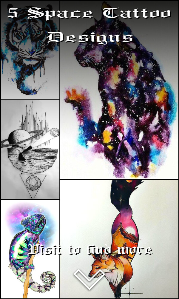 5 Space Tattoo Designs