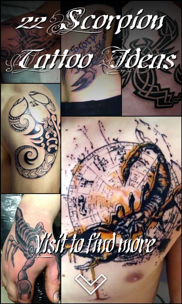 22 Scorpion Tattoo Ideas