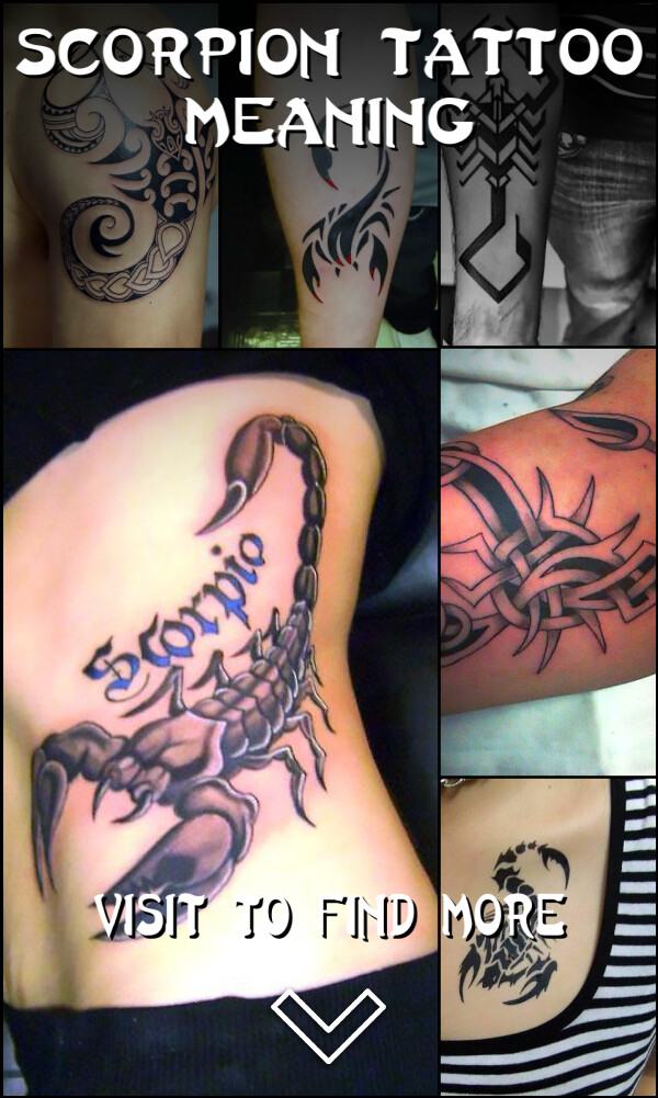 Scorpion Tattoo Meaning