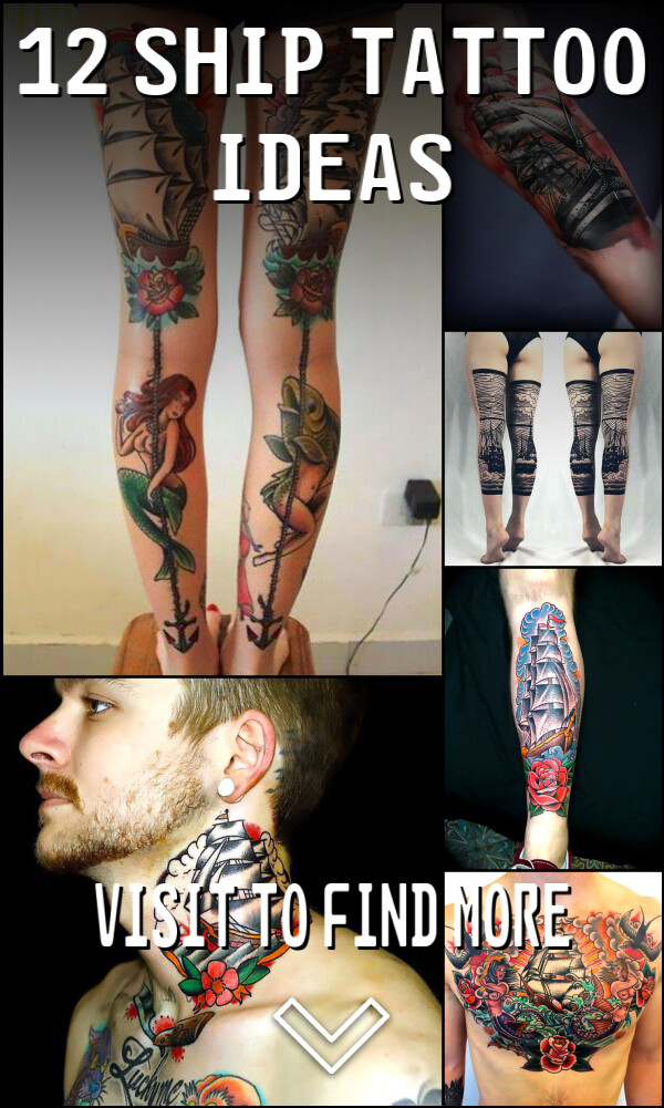 12 Ship Tattoo Ideas