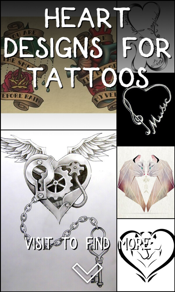 46 Heart Designs for Tattoos 