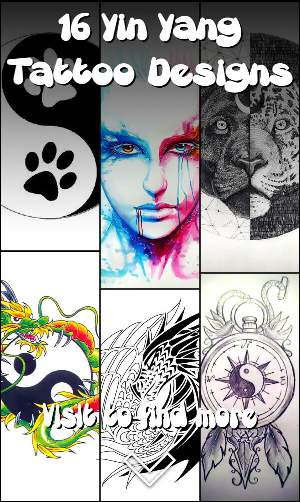 16 Yin Yang Tattoo Designs