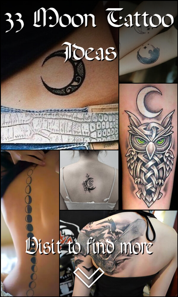33 Moon Tattoo Ideas
