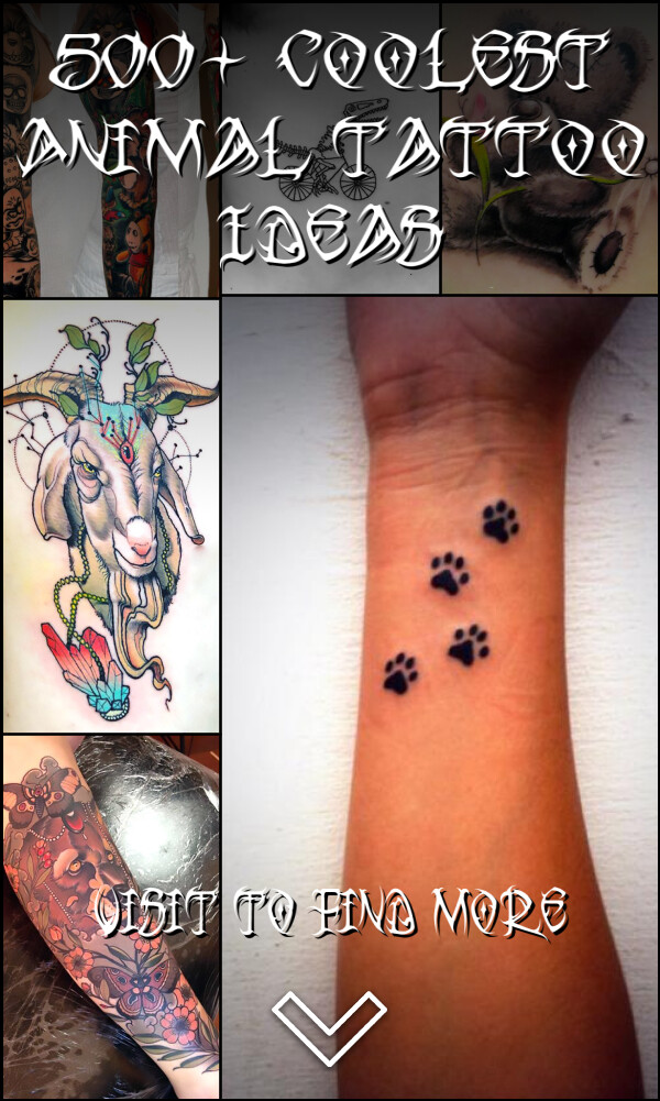 500+ Coolest Animal Tattoo Ideas