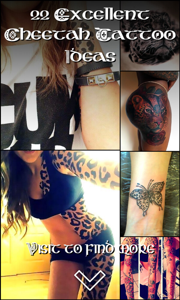 22 Excellent Cheetah Tattoo Ideas