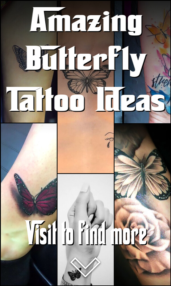 Amazing Butterfly Tattoo Ideas