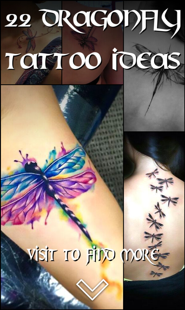 22 Dragonfly Tattoo Ideas