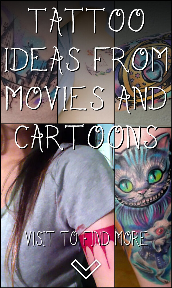 139 Tattoo Ideas from Movies and Cartoons